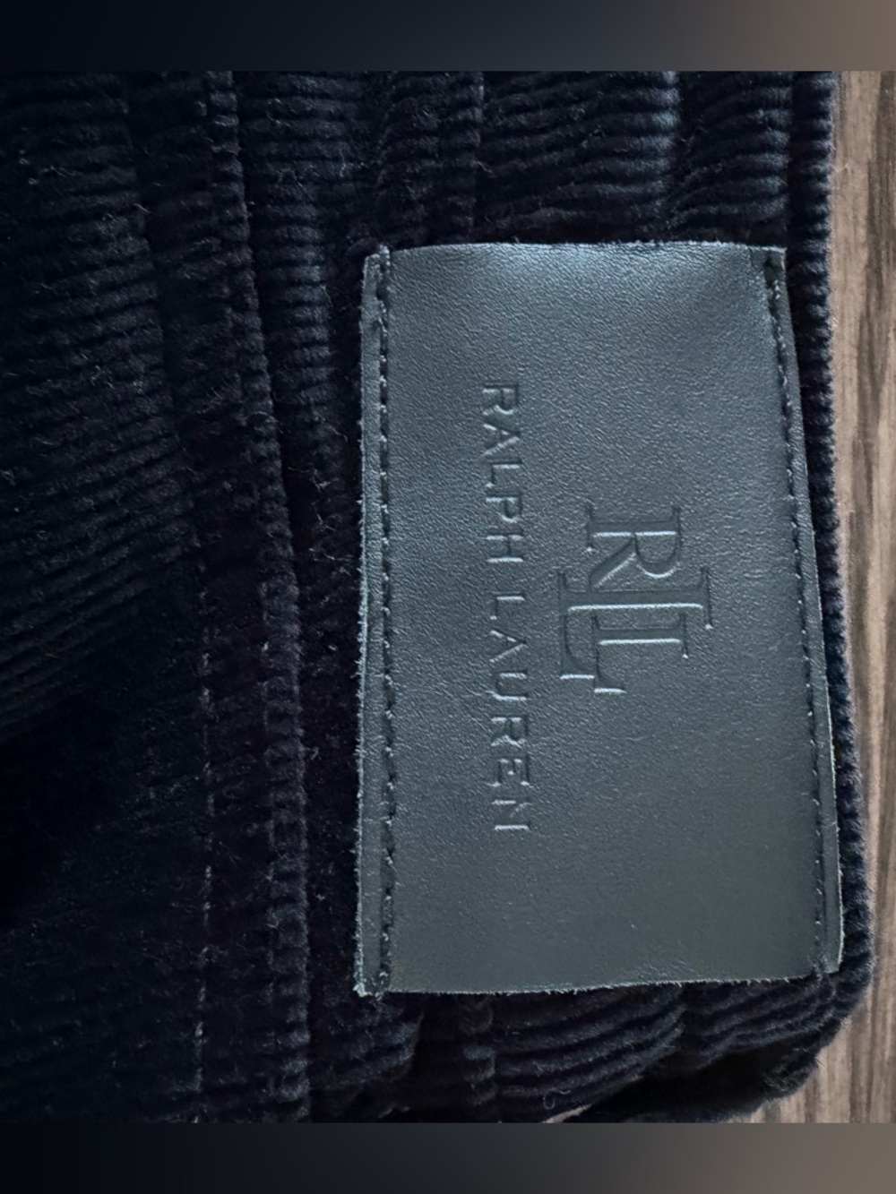 Ralph Lauren Black Corduroy Trousers - Picture 5 of 6